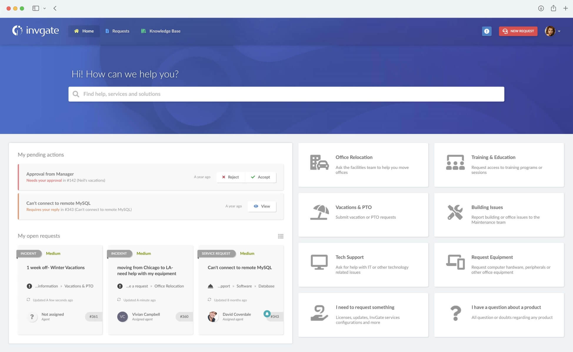 invgate base de conocimientos ssa consulting