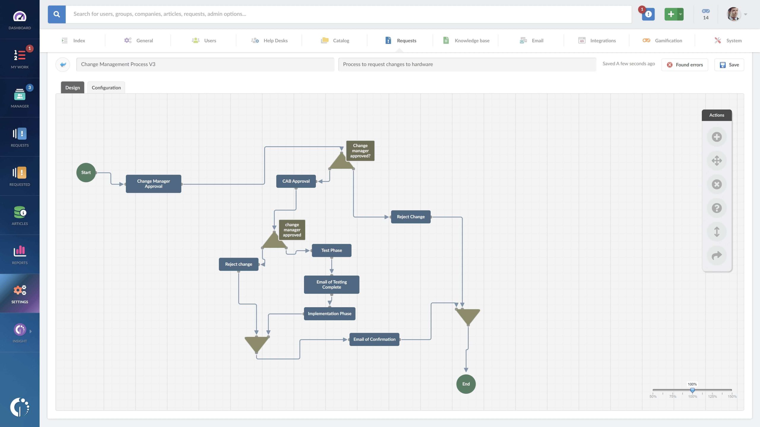 workflow invgate service desk ssa consulting